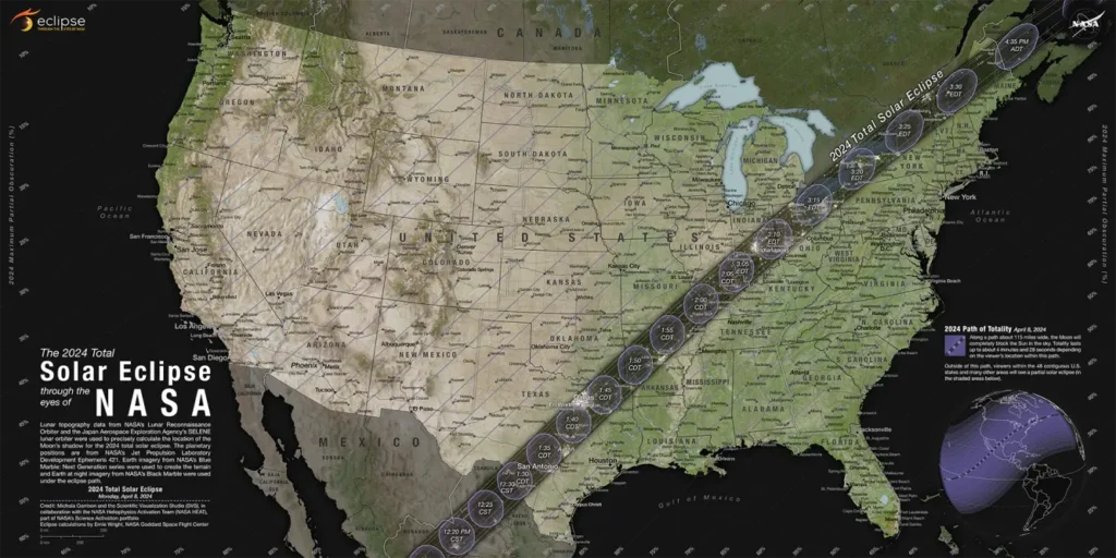 total solar eclipse path apr 8 2024
