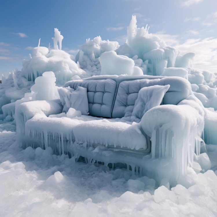 setting thermostat too low frozen couch