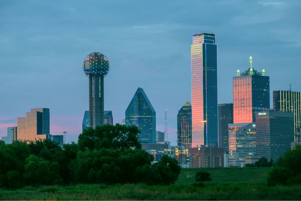 dallas texas sunset