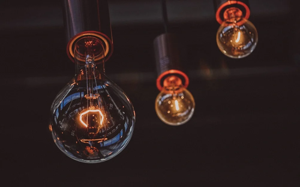 electricity in light bulbs