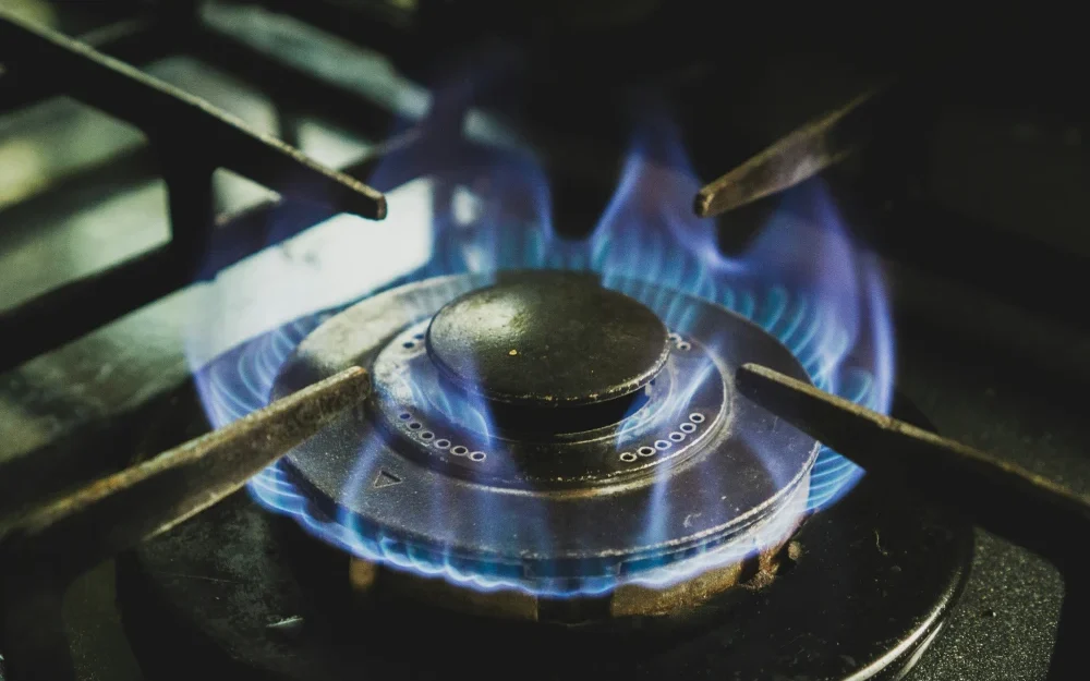 gas stove top