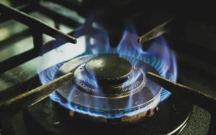 gas stove top