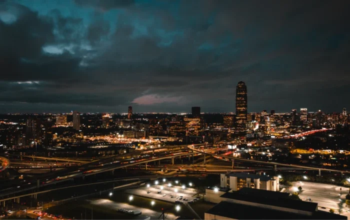 houston at night