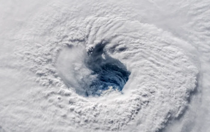 hurricane florence from space