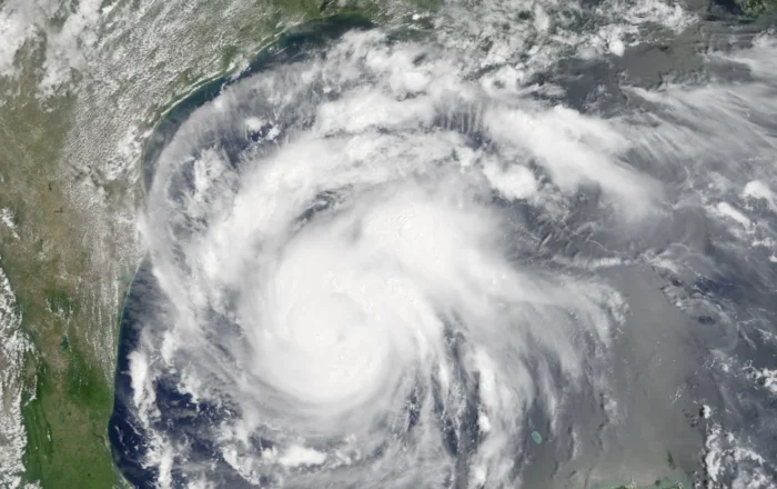 hurricane satellite image