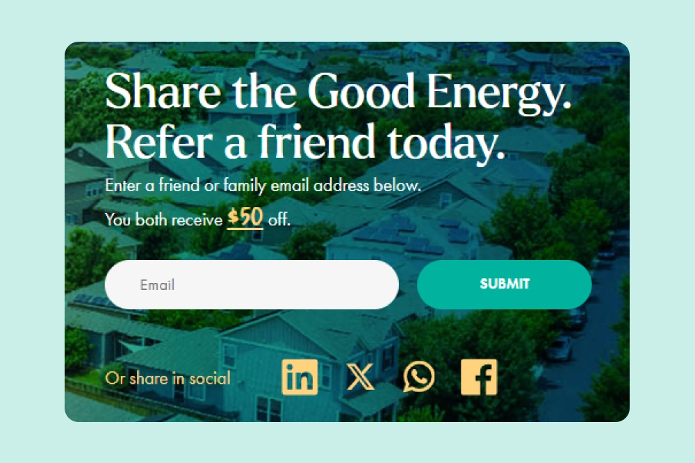refer a friend from your portal