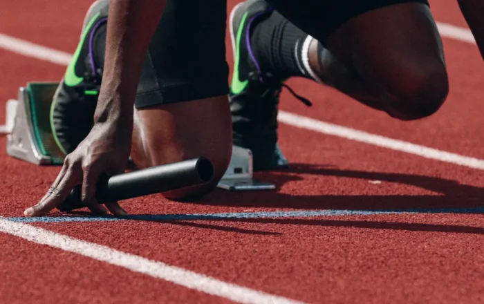 start of a relay race
