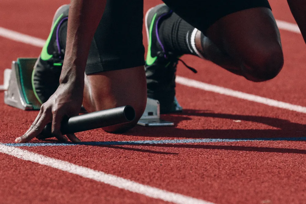 start of a relay race