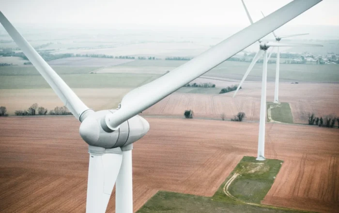 wind turbine at wind farm