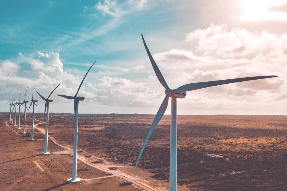 wind turbines